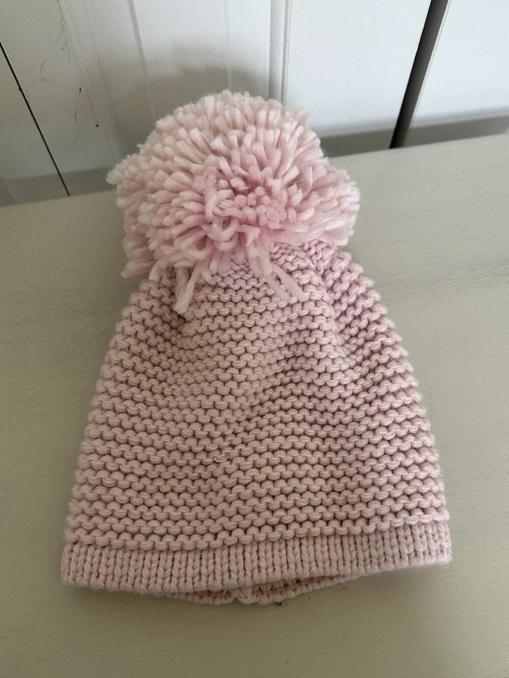 ASPEN Pink Knit Pom Pom Beanie